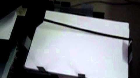 Duplo 1060 4000 COLLATOR BOOKLETMAKER SYSTEM TEST VIDEO 1 REAR EXIT STACKER