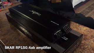 SKAR AUDIO RP150.4 car audio amplifier . 4 channel cheap amp ?