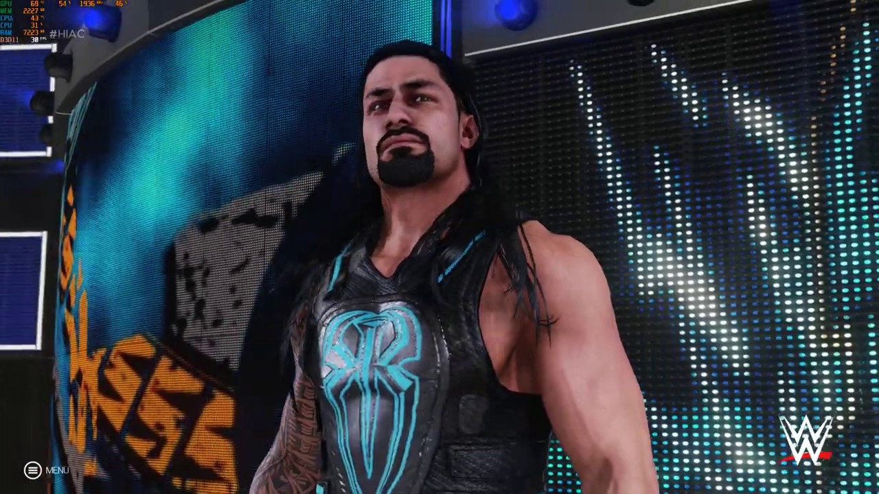 WWE 2K19 Seth Rollins vs Roman Reigns Hell in a Cell 1080p FHD