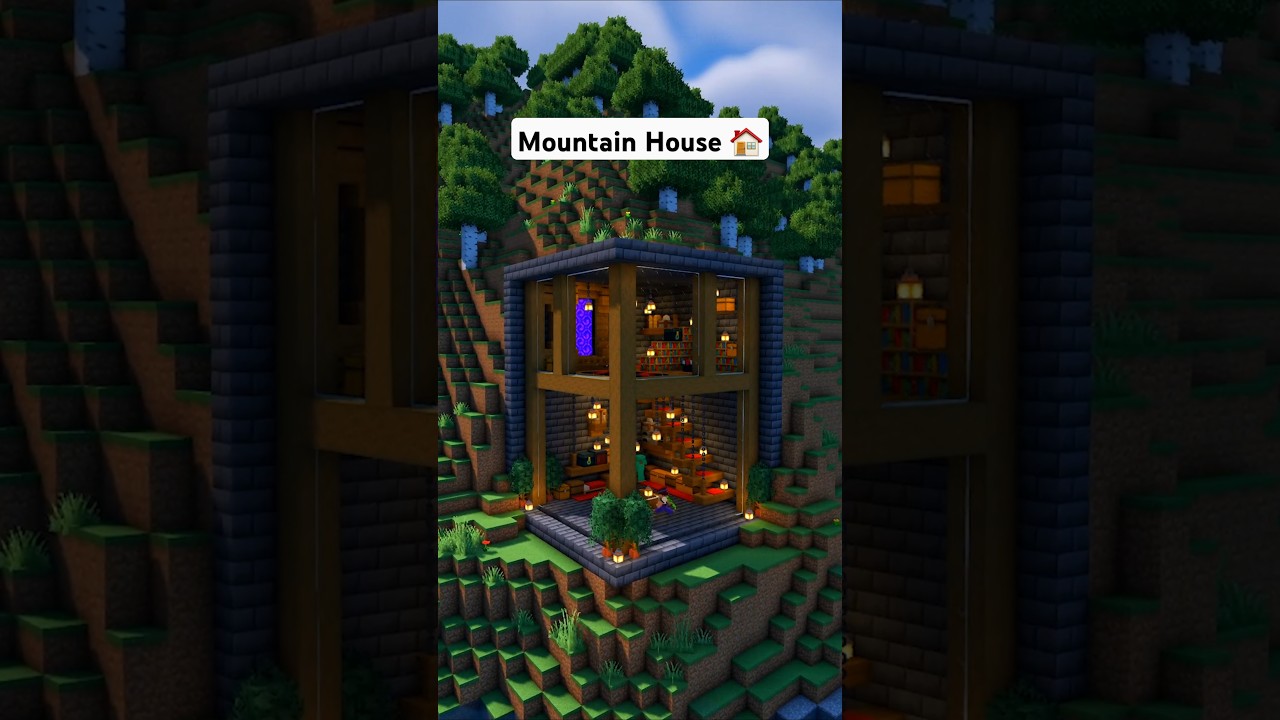 How To Build A Minecraft Mountain House In 7 Steps 1024x614