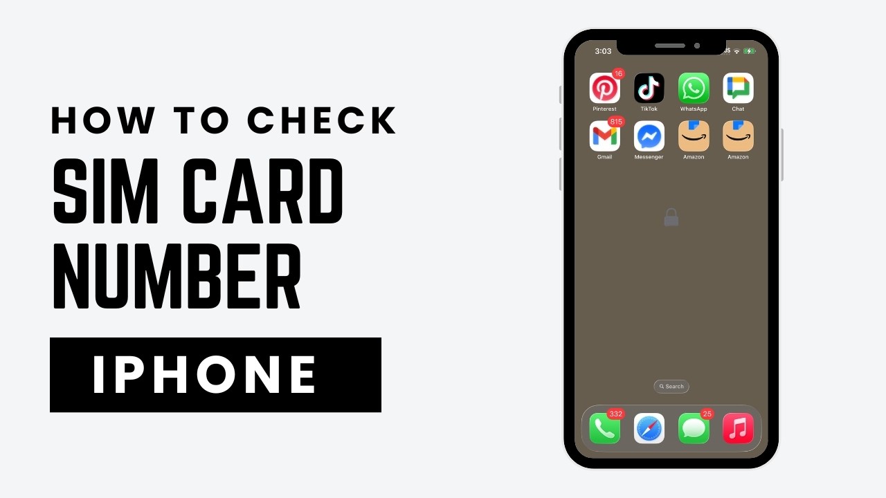 How to Check Your SIM Card Number on iPhone (Find ICCID) - YouTube