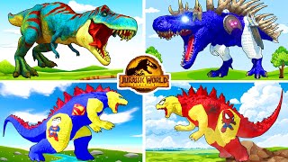 Velociraptors Tyrannosaurus REX Mosasaurus GODZILLA & KONG Who Is The King Of MonsterVerse
