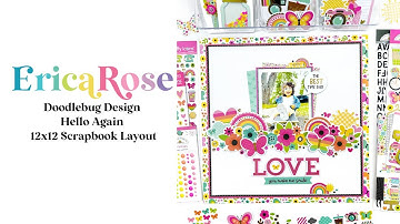 Scrapbook Process Video | Doodlebug Design | Hello Again