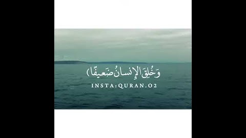 تلاوه خاشعه وهادئه - مؤيد المزين