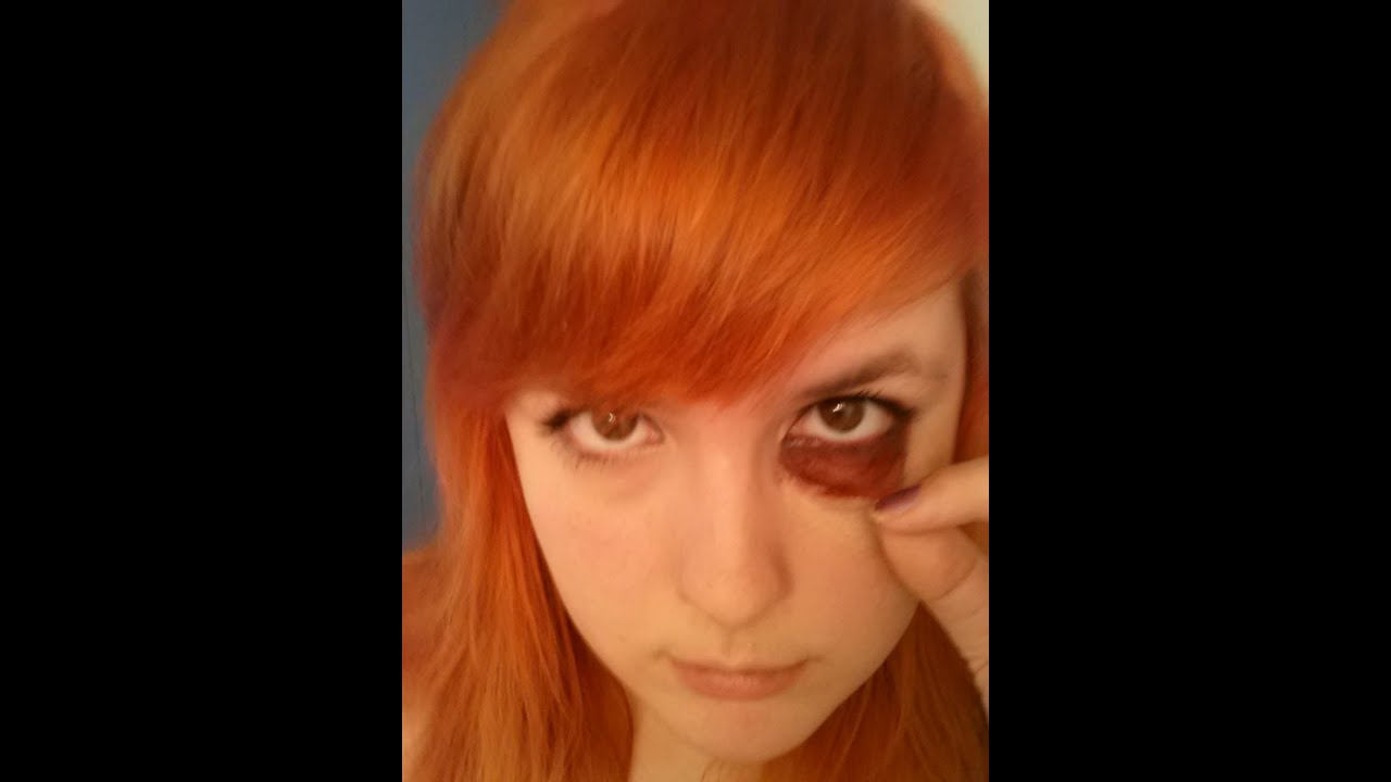Bloody Eye Makeup For Halloween YouTube