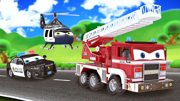 appMink Fire Truck | Police Cars Police Helicopter...