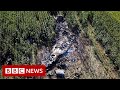 Cargo plane carrying weapons crashes in Greece - BBC News