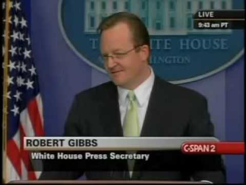 Reporters Grill Gibbs Over Prepackaged Questions f...