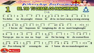BUKU ENDE HKBP NO 769 | TU DEBATA DO PANGHIRIMON | NOT ANGKA | KARAOKE |