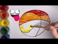 Drawing Ball for Children with kids song / Bolalar uchun chizilgan to&#39;p / Рисунок Мяча для детей