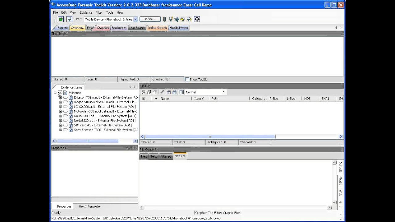 Forensic Toolkit Ftk Mobile Phone Examiner Youtube