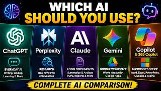 Which AI Should You Use ChatGPT vs Gemini vs Claude vs Perplexity vs Copilot (2026)