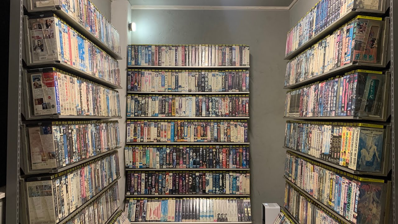 ビデオを35000本買ってしまった男…あれから早2年半…からの…棚ゲットでビデオ並べて自己満の夢叶えてみたw