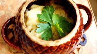 Курица с картофелем в горшочке Курица с картофелем в горшочке