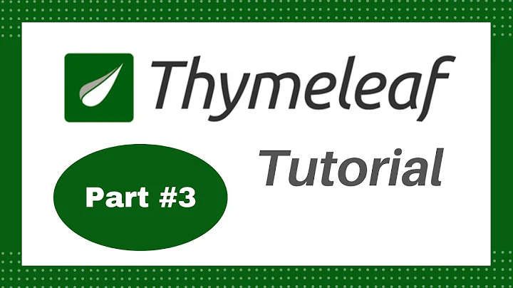 Thymeleaf Tutorial #3 - Add CSS and JS to Thymeleaf