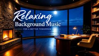 Ocean View Study Ambience | Moonlit Sea , Deep Focus Chill Music