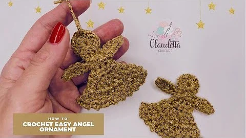 Learn to Crochet a Beautiful Angel Ornament Easily