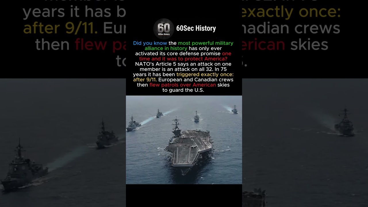 The Only Time NATO Ever Activated Article 5 And It Was for America  #shorts