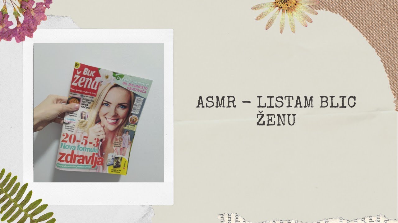 ASMR - Listam Blic Ženu + žvakanje žvake #asmr