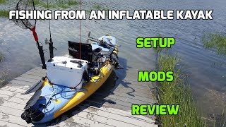 Hobie i11s Inflatable SUP/Kayak Setup for Fishing
