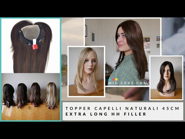 Topper capelli Naturali Remy - lunghezza 45cm I Extra Long Human