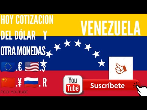 HOY PRECIO DEL DÓLAR EN VENEZUELA ?? OFICIAL BCV BANCO CENTRAL DE VENEZUELA