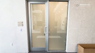 Smart Glass Door for Conference Room Privacy