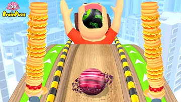 Going Balls | Pancake Run - All Level Game Mobile PRO Walkthrough NEW Trailers UPDATE Gameplay 3D