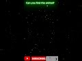 Only 1% can find the animal in time!