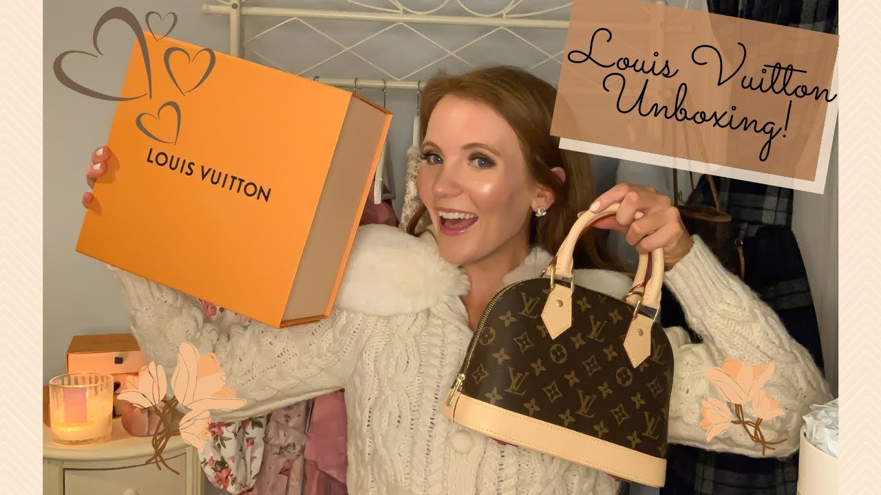 Louis Vuitton Alma BB Monogram Canvas Unboxing + Luxury Shopping