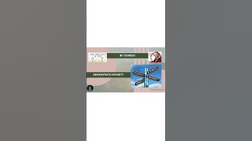 Building Trust Be Yourself & Demonstrate Integrity