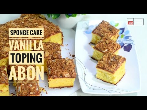 resep-sponge-cake-vanilla-topping-abon