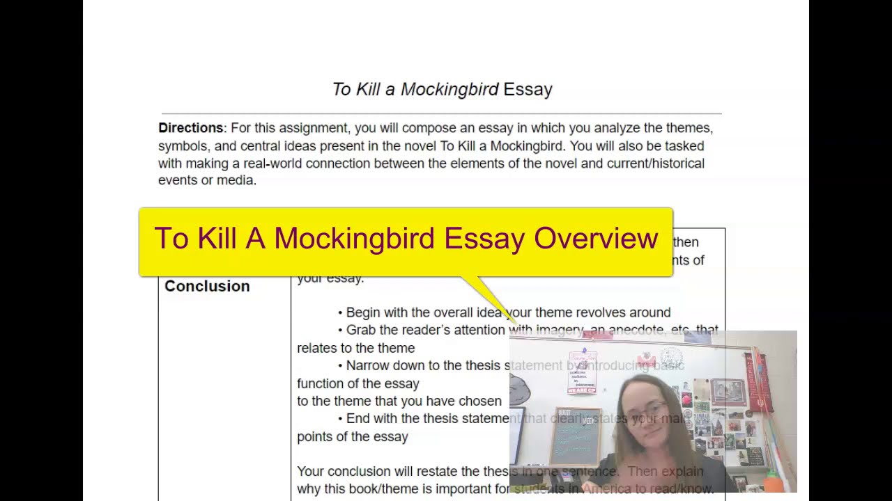 to kill a mockingbird character essay