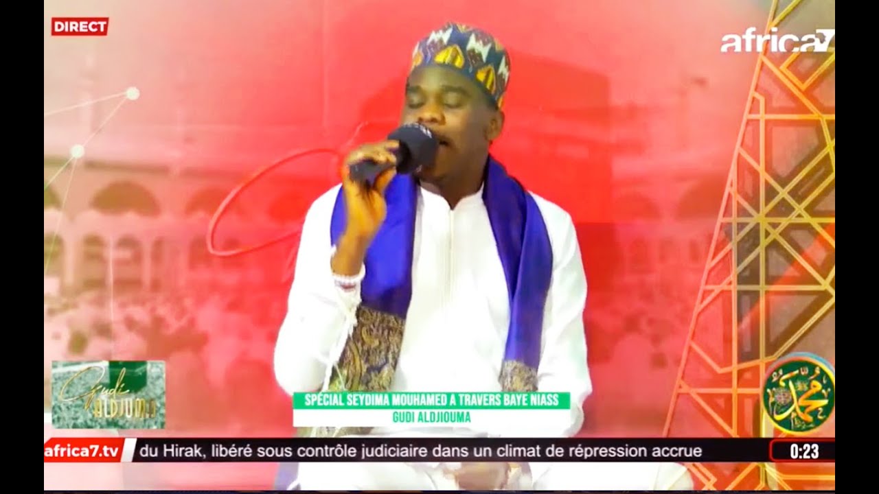 Zikr Said Ibrahima Sall Sur Le Plateau D'Africa 7 REGARDER !!