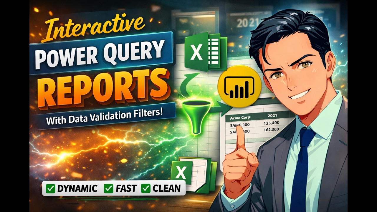 Filter Icon Power Query Power Query + Dropdown Filters: Build a Fully Interactive Report - YouTube