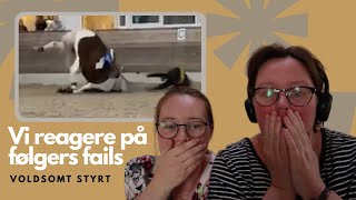 Min mor og jeg reagere på følgers fails