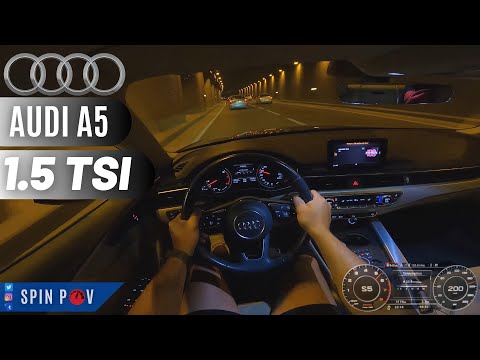 2017 Audi A5 1.4 tfsi - POV Night Drive (Binaural Audio)