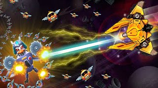 Chicken Attack: Galaxy Shooter | Save our galaxy from the invasion of alien chickens! screenshot 1