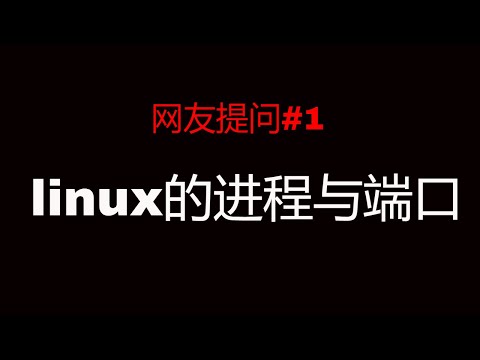 【网友提问#1】ubuntu下查找进程使用的端口？如果通过端口去查找进程？