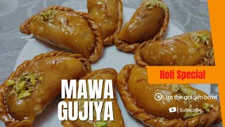 Mawa Gujiya Recipe | Holi Special Gujiya | Festive Dessert Recipe | Karanji Recipe