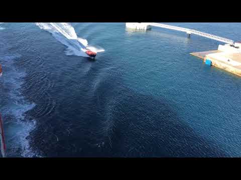  دخولنا بالباخرة الى ميناء مرسيليا من الجزائر