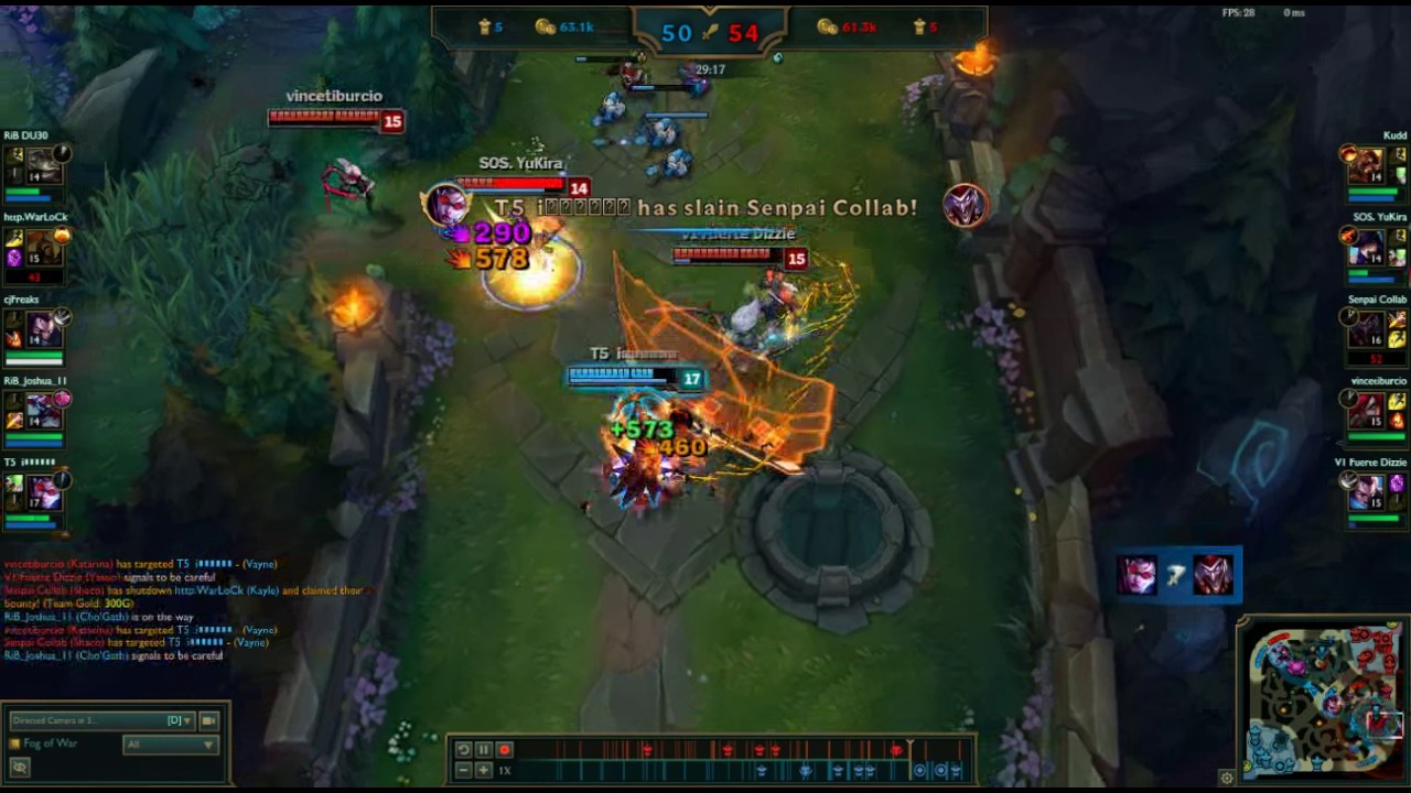 Vayne montage 1 vs 5