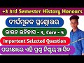 History Honours 3rd Semester ll 3rd Semester History Honours Core 5 ll Odisha