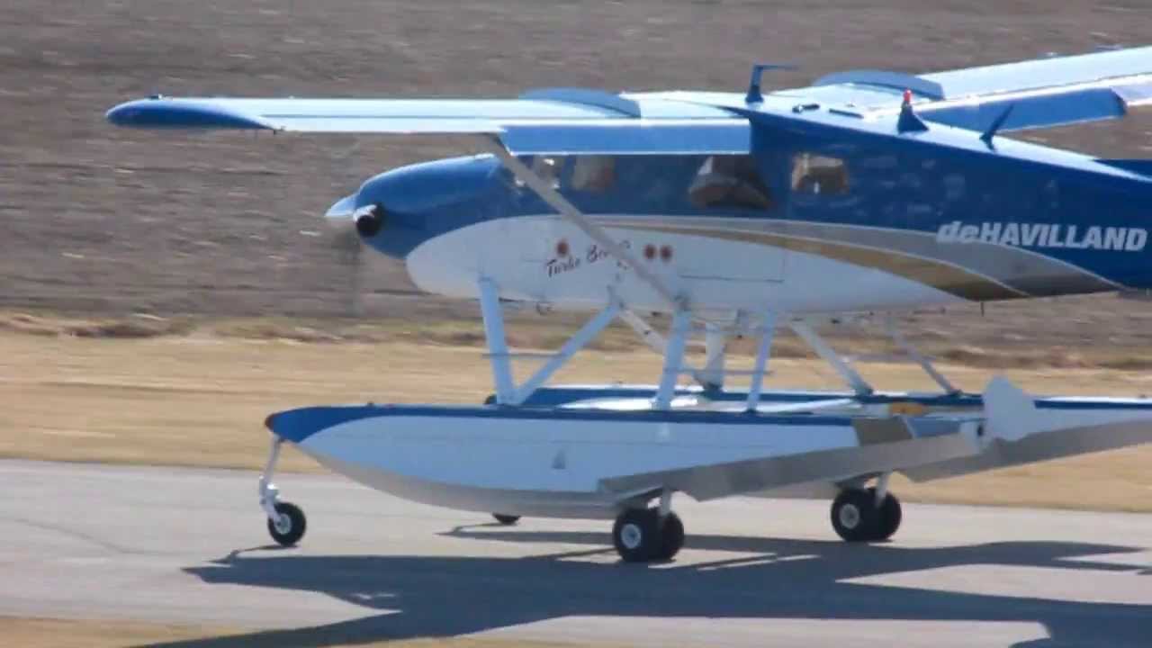 [HD] DeHavilland Turbo Beaver DHC-2 MK.III Taxiing, Takeoff, Touch and Go and Landing CSU3