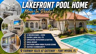 Lakefront Pool Home in Gateway Fort Myers | Fairway Isles