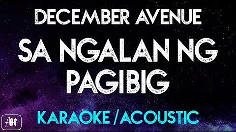 December Avenue - Sa Ngalan Ng Pagibig (Karaoke/Acoustic Instrumental)