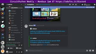 CircuitPython Weekly Meeting for July 6th, 2020 #adafruit