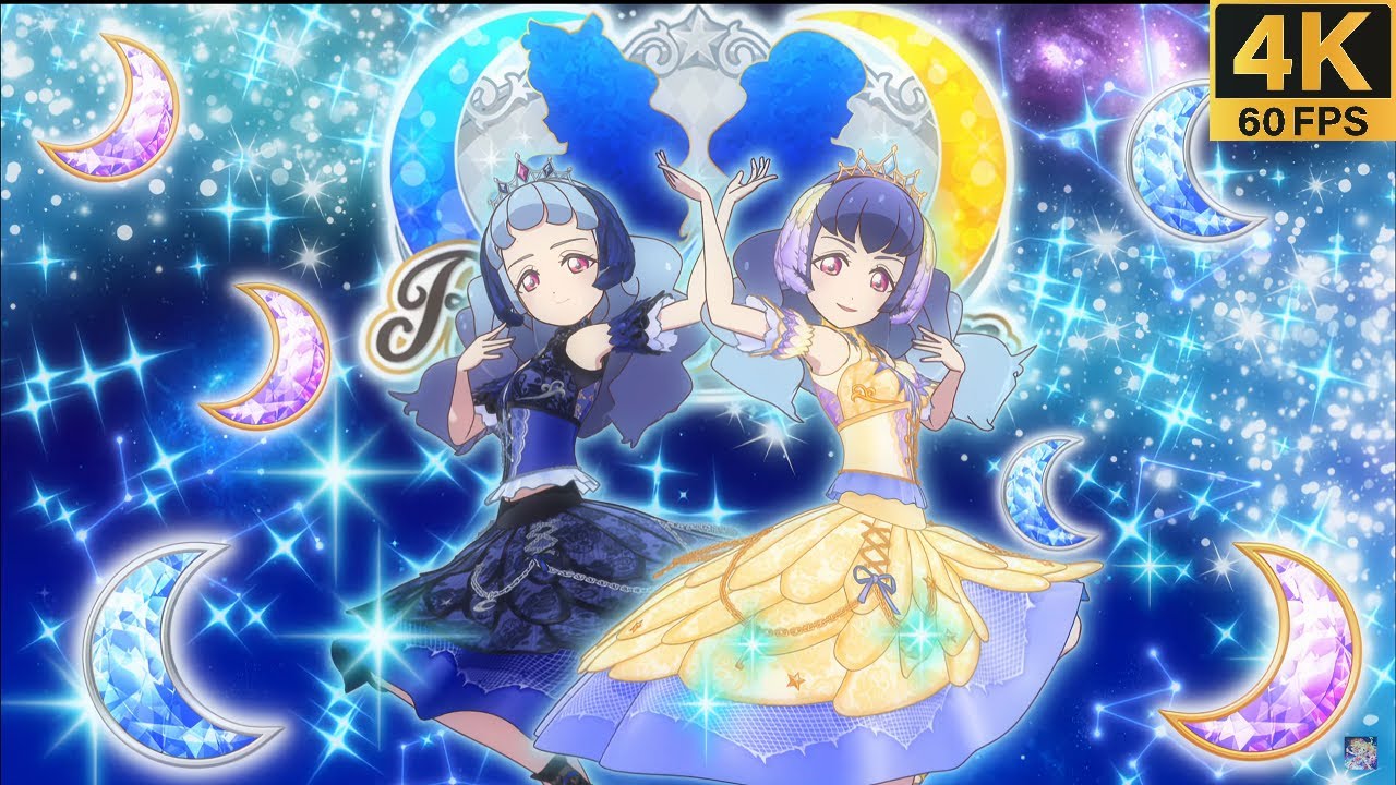 Aikatsu Friends Reflect Moon  Sakuya  Kaguya  Bond Synchro Harmony  Master 4K 