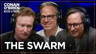 Jake Tapper, Conan, & Gourley Swap Michael Caine Impressions | Conan O'Brien Needs A Friend