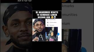 #DjAkademiks REACTS TO #KendrickLamar DISSING HIM ON 6:16 IN LA ‼️👀